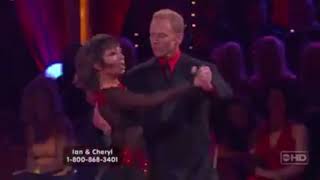 Ian Ziering and Cheryl Burke - Tango