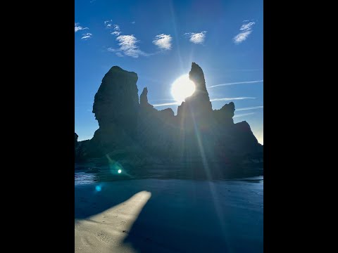 Beautiful Oregon Series -  Rocky Coast   Pacific Northwest USA   Relaxiing