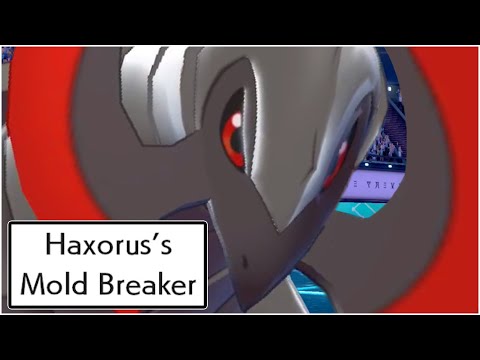 FULL MOLD BREAKER ABILITY POKEMON TEAM ! SHINY HAXORUS FISSURE !