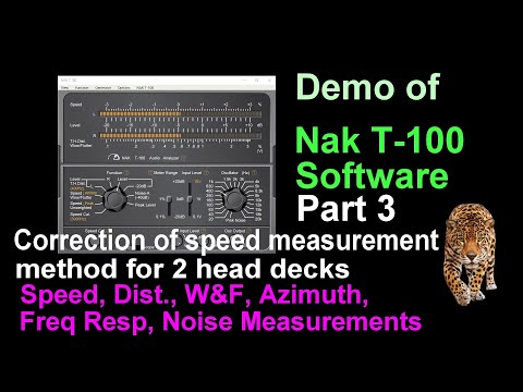 Nak T 100 Part 3 . Correction to Speed test method