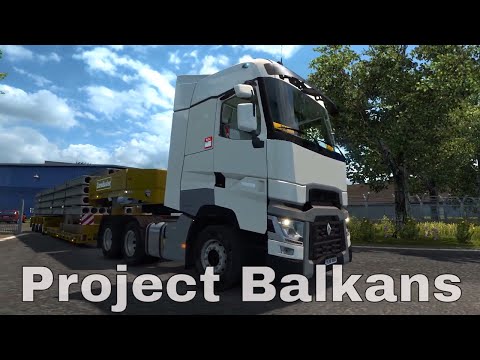 ETS 2 1.27 Project Balkans map 2.5 Renault Range T 380 Kecskemét - Subotica