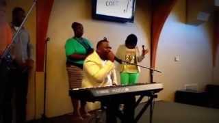 Marcus Cole sings at City of Joy's Heart of Worship