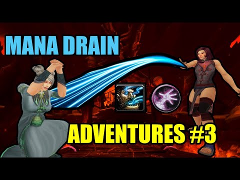 Wrath Classic - Warlock Drain Mana Adventures #3 - 2800 XP Gladiator Warlock