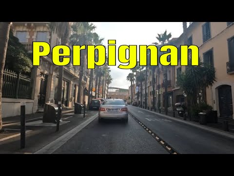L'autoroute A9 Perpignan - 4K- Driving- French region