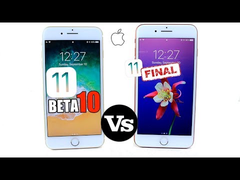 iOS 11 Final Version Vs BETA 10 | New Features & Changes Video