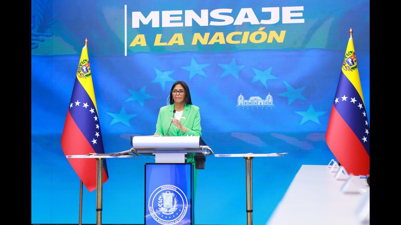 MENSAJE A LA NACIÓN DE DELCY RODRÍGUEZ, 8 de abril de 2026