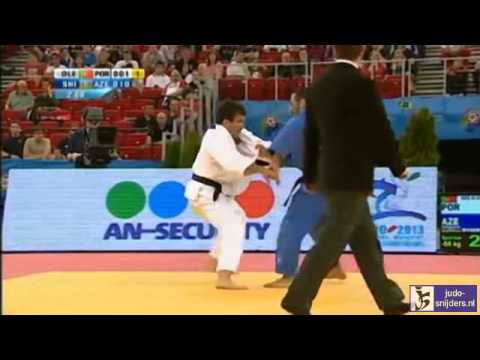 Judo 2013 European Championships Budapest: Oleinic (POR) - Shikhalizada (AZE) [-66kg]