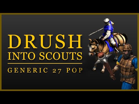 Generic 27pop Drush into Scouts - Build Order