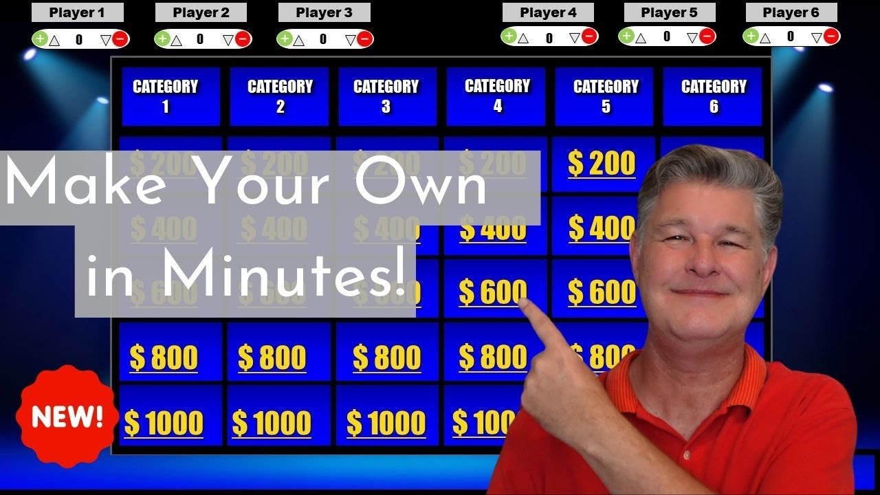 Create an Interactive Jeopardy Game in PowerPoint!