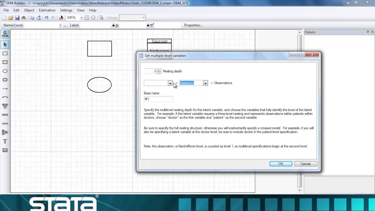 Tour of multilevel generalized SEM in Stata®