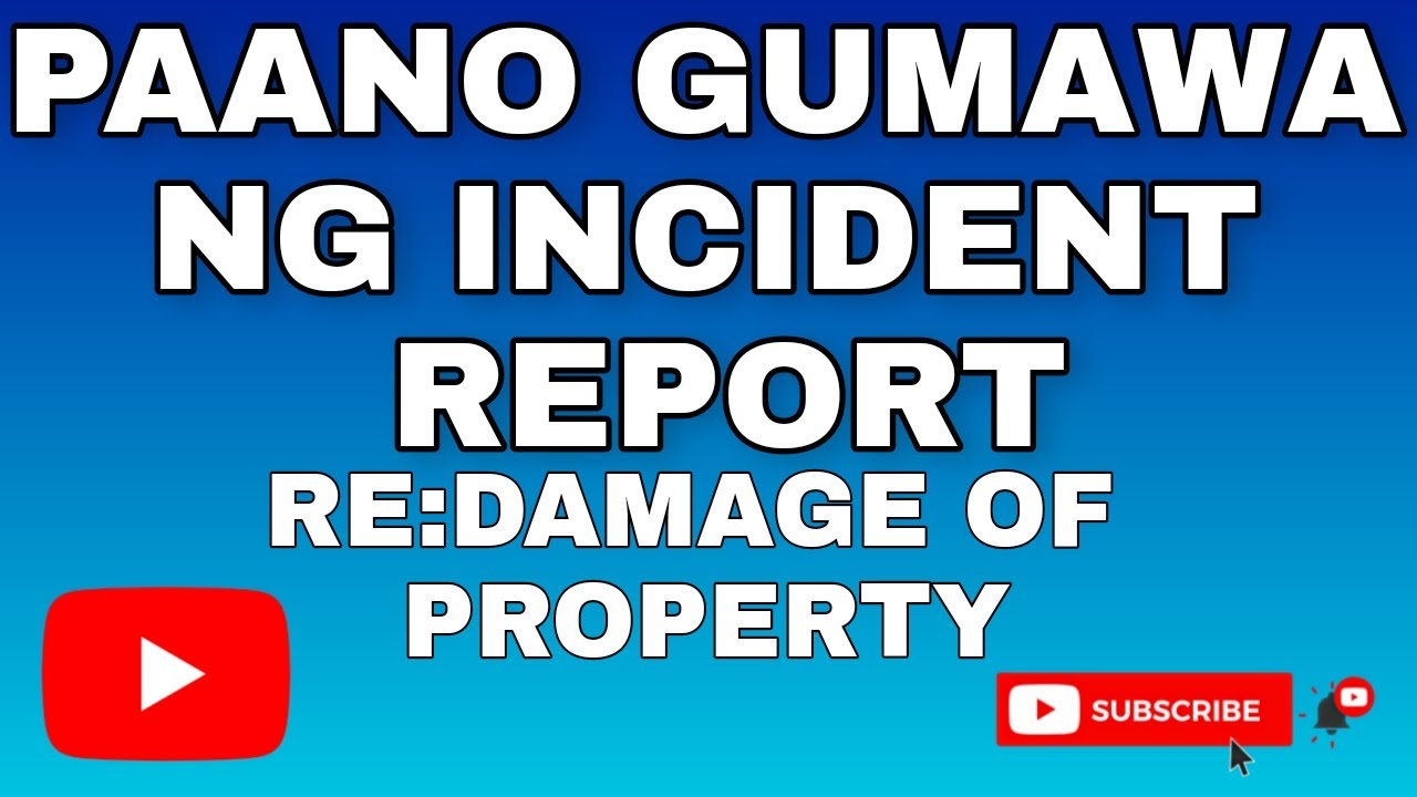Putar video PAANO GUMAWA NG INCIDENT REPORT sekarang PAANO GUMAWA NG INCIDENT REPORT