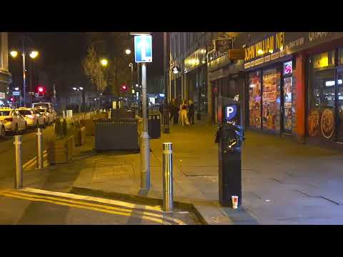 OUTSIDE THE CAMEL CLUB IN HUDDERSFIELD.