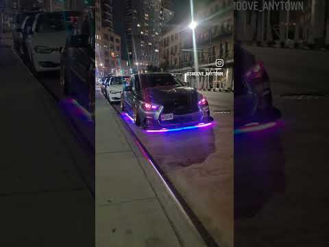 Lowglow Underglow kit #bagged #lowglow #infinitiq50 #stance