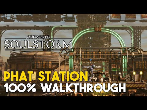 Oddworld Soulstorm Phat Station 100% Walkthrough (All Mudokon, Secret Areas & Royal Jelly)