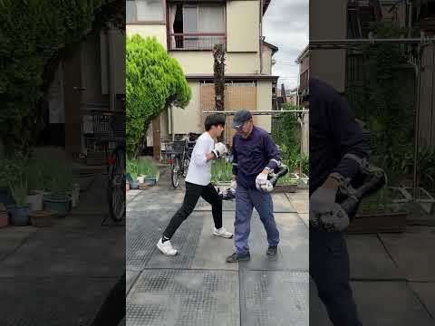せんどー練習75日目のジャブ→右ミドル→左ミドル→4連打