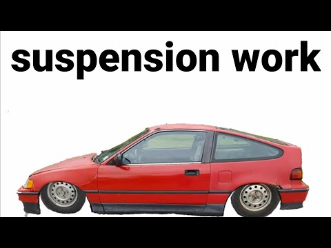 crx skunk2 lowering springs / truhart struts - CRX PROJECT VOL 9