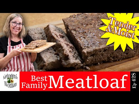 Best Family Meatloaf! Tender and Sliceable with a Surprising Ingredient!