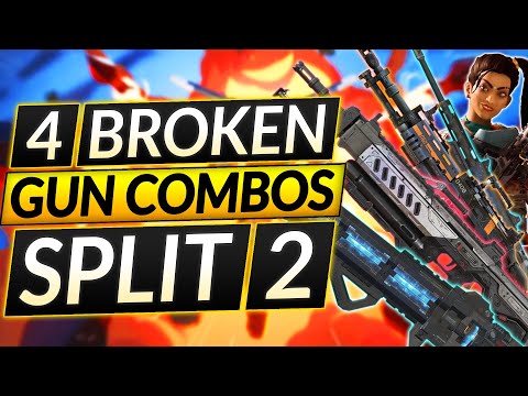 4 BEST Weapon Combos in Split 2 of Season 13 - PRO GUN Loadouts and TIPS - Apex Legends Guide