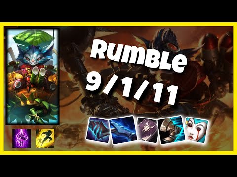 Korean Challenger Rumble Top (9/1/11) Gameplay Replay - Patch 10.16