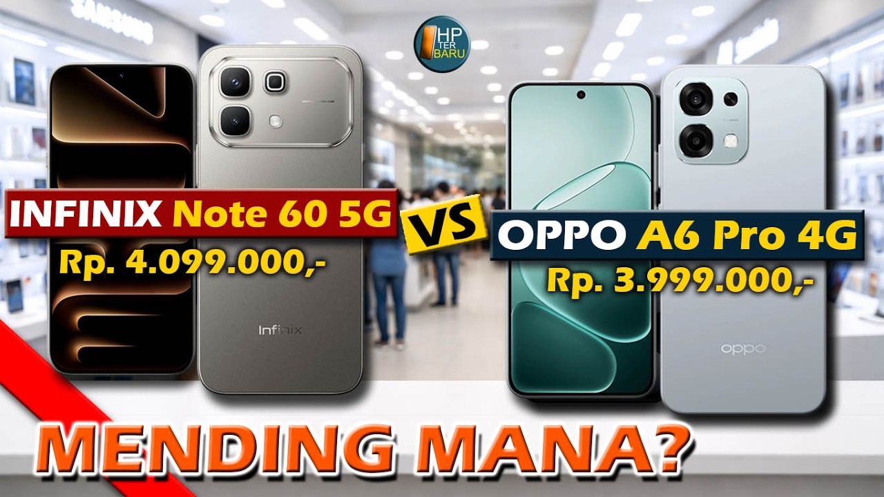 MENDING MANA? INFINIX NOTE 60 5G VS OPPO A6 PRO 4G