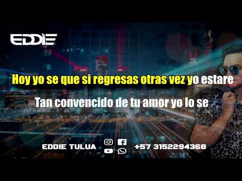 CADA VEZ OTRA VEZ - EDDIE SANTIAGO - Video LETRA - LYRIC