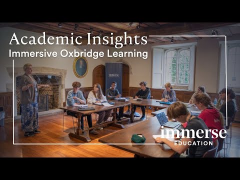 Immerse Education Summer Programmes: Film Studies at Oxford