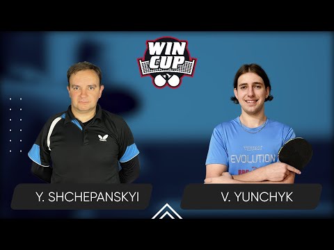 15:30 Yurii Shchepanskyi - Valentyn Yunchyk 19.08.2024 | Table Tennis WINCUP
