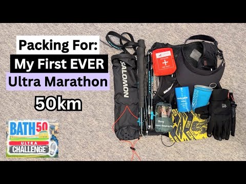 Beginner's FIRST 50K Ultra Marathon 2025 Challenge Kit List / Packing List