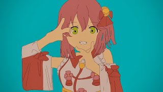 【ホロライブ】にゃっはろ  みこだにぇ【アニメーション】