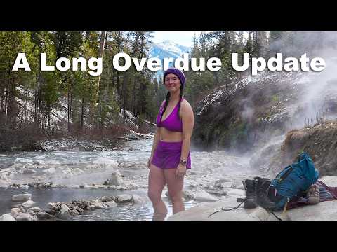 Winter Hiking to Remote Hot Springs (and big life news)