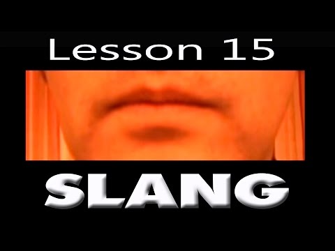 Learning English -- Lesson Fifteen (SLANG)