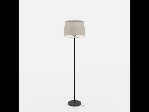 Gambar Eglo Tabley Lampu Lantai E27 - Cokelat Natural