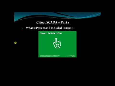 Citect SCADA  Tutorial - Getting Started Part 1