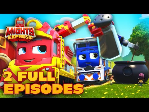 2 FULL EPISODES! 🚂 Mighty Express SEASON 3 🚂 - Mighty Express Official