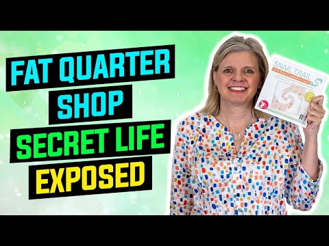 Fat Quarter Shop - Secret Life | Flosstube Quilt Tutorials | Live Stream Today Free Patterns Money