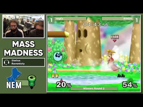 Mass Madness 40 SSBM - regEx (Marth, Zelda) vs. BINGHI (Mr. Game & Watch) - Melee WR2