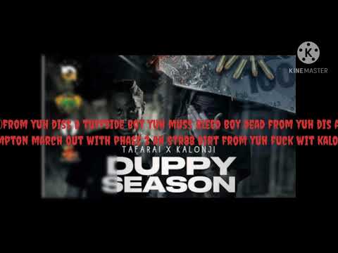 Tafari,Kalonji - Duppy Season (Official Lyrics)