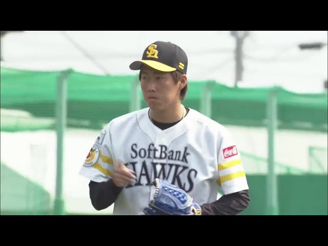 【ファーム】ホークス・中村亮太がわずか6球で3者凡退に抑える!! 2022年5月4日  福岡ソフトバンクホークス 対 中日ドラゴンズ