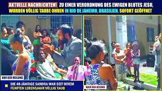 Sandra kann durch eine Verordnung des ewigen Blutes JESU hören