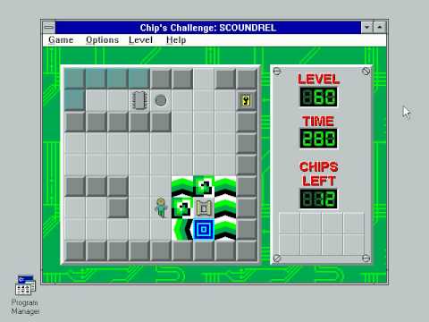Chip's Challenge Level 60 quick exit