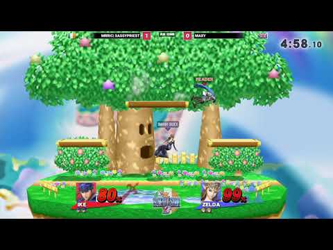 Schism 2: Sm4sh:  MRRIC Sassy Priest Ike vs Maxy  Zelda