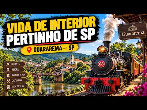 GUARAREMA SP: Trem, Rio e Muita Natureza do lado de São Paulo