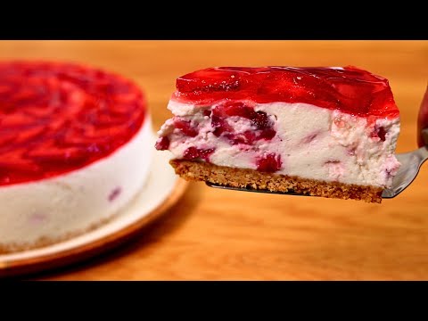 CHEESECAKE ALLE FRAGOLE Ricetta facile senza cottura