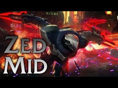 League of Legends Zed Mid Gameplay