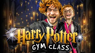 Kids Workout! HARRY POTTER GYM CLASS! Real-Life VIDEO GAME! Kids Workout Videos, DANCE, & P.E. FUN!