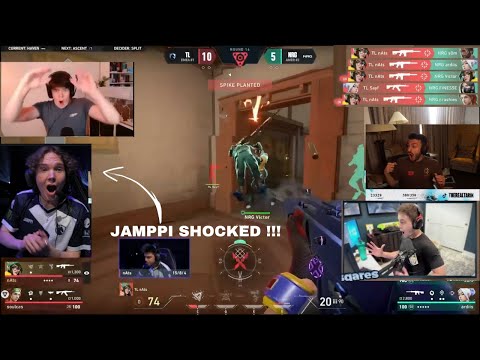 Tarik and other streamers react to TL Nats *INSANE* spray Transfer 4k vs NRG | VCT Masters Tokyo
