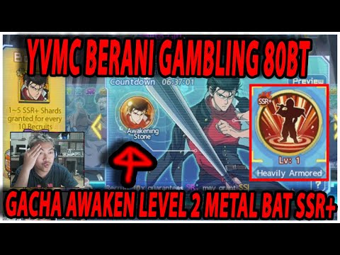 🔥🔥YVMC GAMBLING GACHA AWAKEN LEVEL 2 METAL BAT SSR+ [80 BT] - ONE PUNCH MAN:The Strongest