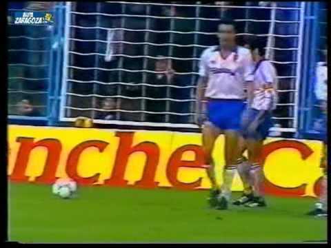 Real Zaragoza 2 - Ajax de Amsterdam 3 Temporada 86-87 Recopa (Primera Parte)