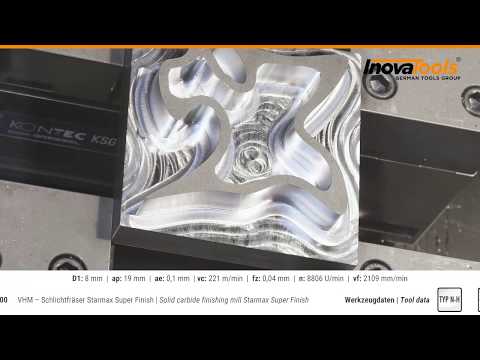 591.080.10 – VHM – Schaftfräser STAHL | 736.080.00 – VHM – Schlichtfräser Starmax Super Finish