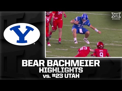 Bear Bachmeier's Impressive Performance vs #23 Utah